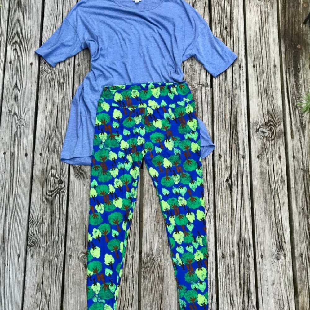 LuLaRoe Irma and TC Leggings Set